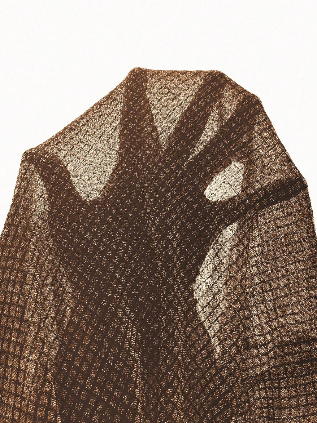 Minivestido strapless cobre con brillo
