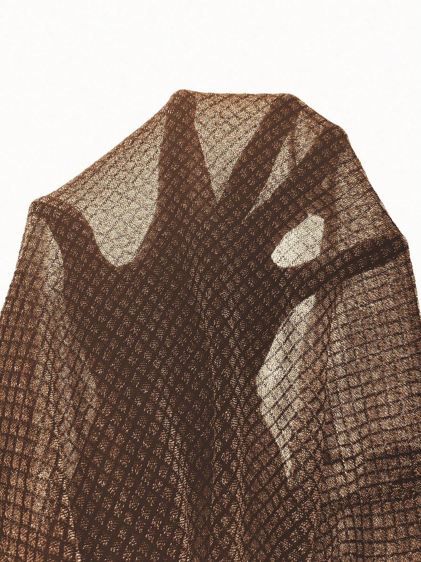 Minivestido strapless cobre con brillo
